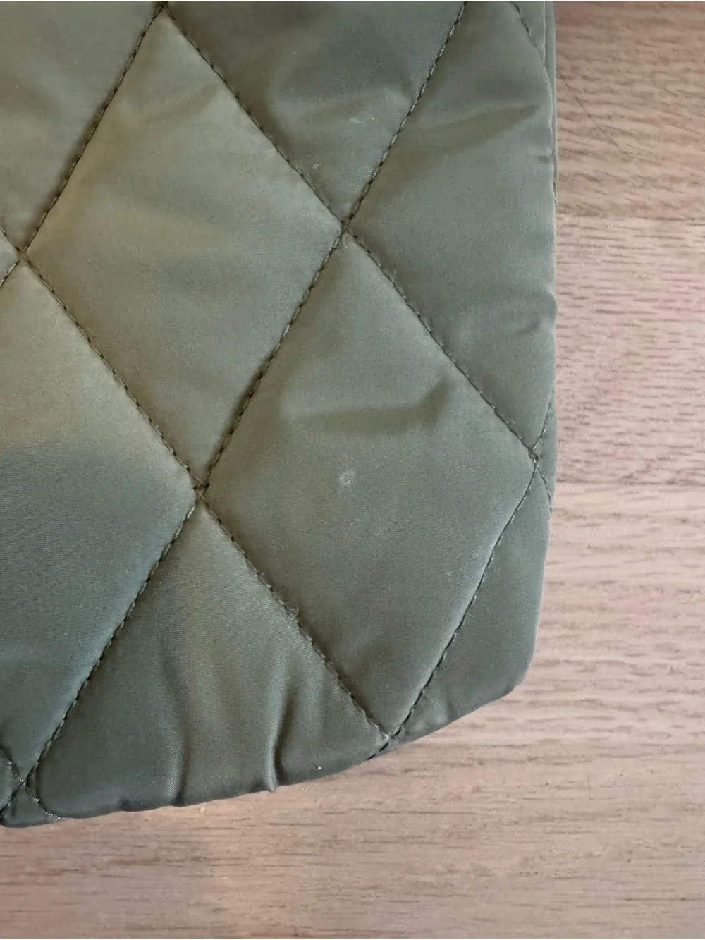 Vera Bradley Olive Quilted Laptop/Work Bag